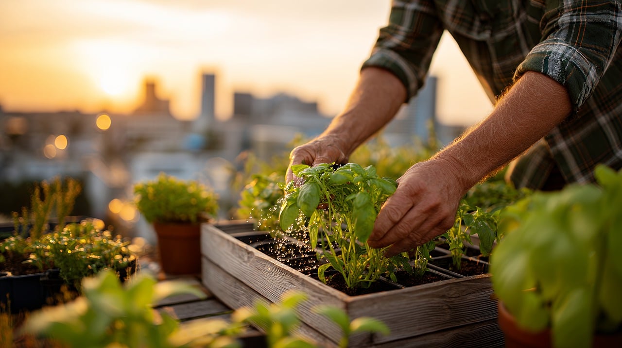 Urban Vegetable Gardens in University City, MO